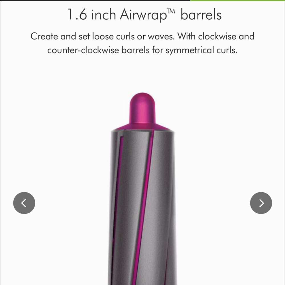 dyson airwrap barrels!
